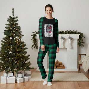 Lakota And American Pride Plaid Pajama Set Im Both Of Them Oglala Native Heritage