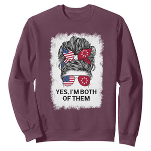 Lakota And American Pride Sweatshirt Im Both Of Them Oglala Native Heritage