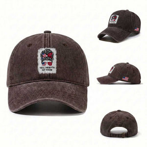 Lakota And American Pride Washed Cotton Baseball Cap Im Both Of Them Oglala Native Heritage