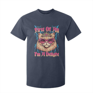 First Of All Im A Delight T Shirt For Kid Geek Princess Cat Gift