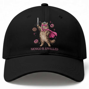 Cute Warrior Princess Cat With Sword Baseball Cap Fantasy Reader Gift