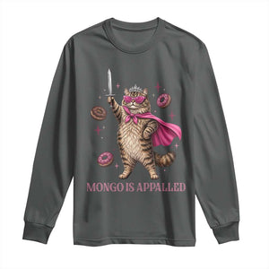 Cute Warrior Princess Cat With Sword Long Sleeve Shirt Fantasy Reader Gift