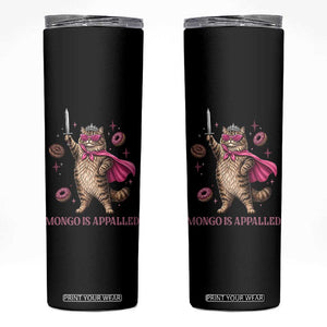 Cute Warrior Princess Cat With Sword Skinny Tumbler Fantasy Reader Gift