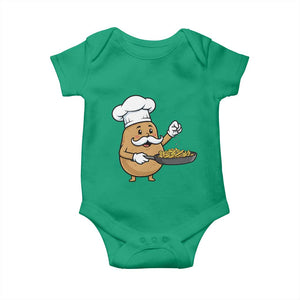 Funny Potato Cooking French Fries Baby Onesie Food Lover Gift TS12 Irish Green Print Your Wear