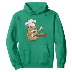 Funny Potato Cooking French Fries Hoodie Food Lover Gift TS12 Irish Green Print Your Wear