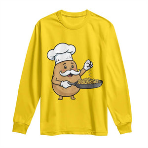 Funny Potato Cooking French Fries Long Sleeve Shirt Food Lover Gift TS12 Daisy Print Your Wear