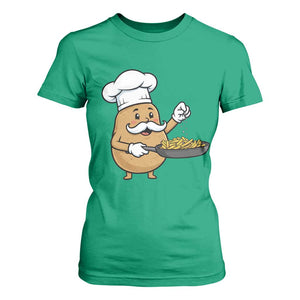 Funny Potato Cooking French Fries T Shirt For Women Food Lover Gift TS12 Irish Green Print Your Wear