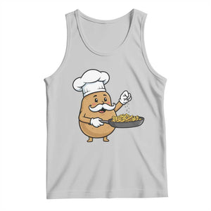 Funny Potato Cooking French Fries Tank Top Food Lover Gift TS12 Ash Print Your Wear