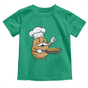 Funny Potato Cooking French Fries Toddler T Shirt Food Lover Gift TS12 Irish Green Print Your Wear