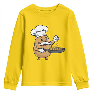 Funny Potato Cooking French Fries Youth Sweatshirt Food Lover Gift TS12 Daisy Print Your Wear