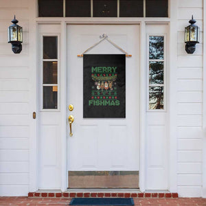 Merry Fishmas Ugly Sweater Garden Flag Funny Fishing Holiday Gift TS12 Print Your Wear