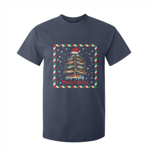 Merry Fishmas T Shirt For Kid Funny Xmas Fishing Lover Gift TS12 Navy Print Your Wear