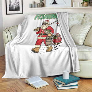 Id Rather Be Fishing Throw Blanket Funny Christmas Holiday Gift TS12 Print Your Wear