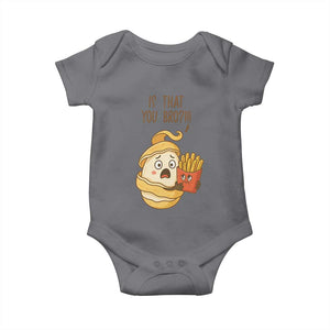 Funny French Fries Lover Baby Onesie Is That You Bro TS12 Charcoal Print Your Wear