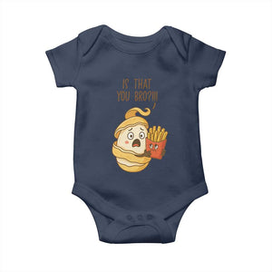 Funny French Fries Lover Baby Onesie Is That You Bro TS12 Navy Print Your Wear