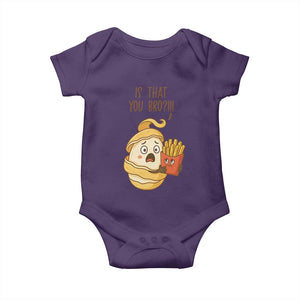 Funny French Fries Lover Baby Onesie Is That You Bro TS12 Purple Print Your Wear