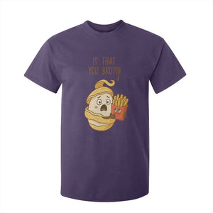 Funny French Fries Lover T Shirt For Kid Is That You Bro TS12 Purple Print Your Wear