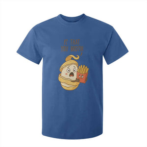 Funny French Fries Lover T Shirt For Kid Is That You Bro TS12 Royal Blue Print Your Wear