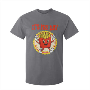 Funny French Fries Lover T Shirt For Kid It Is Fry Day TS12 Charcoal Print Your Wear