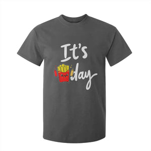 It Is Fry Day T Shirt For Kid Funny French Fries Lover Gift TS12 Dark Heather Print Your Wear