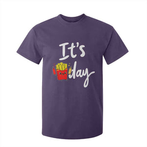 It Is Fry Day T Shirt For Kid Funny French Fries Lover Gift TS12 Purple Print Your Wear