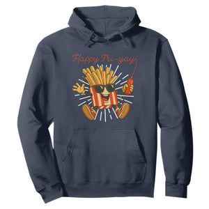Funny French Fries Lover Hoodie Happy Friyay Gift TS12 Navy Print Your Wear