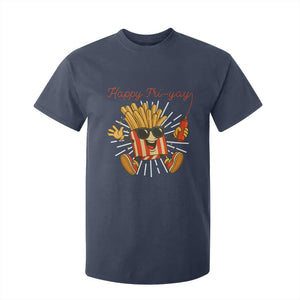 Funny French Fries Lover T Shirt For Kid Happy Friyay Gift TS12 Navy Print Your Wear