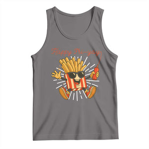 Funny French Fries Lover Tank Top Happy Friyay Gift TS12 Deep Heather Print Your Wear