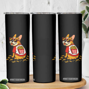Frenchie Fries Skinny Tumbler Funny French Bulldog Lover Gift TS12 Print Your Wear