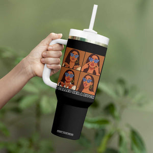 I Called Her A Bitch Tumbler With Handle Funny Court Sarcasm TS12 Print Your Wear