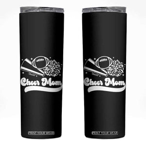Cheer Mom Football Game Day Skinny Tumbler Cheerleader Team Spirit Gift TS12 Black Print Your Wear