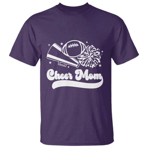Cheer Mom Football Game Day T Shirt Cheerleader Team Spirit Gift TS12 Purple Print Your Wear