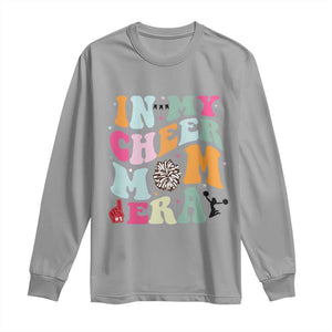 In My Cheer Mom Era Long Sleeve Shirt Cheerleading Gift TS12 Sport Gray Print Your Wear