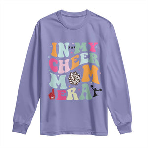 In My Cheer Mom Era Long Sleeve Shirt Cheerleading Gift TS12 Violet Print Your Wear