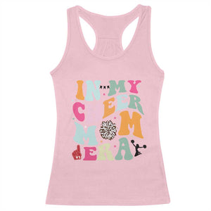 In My Cheer Mom Era Racerback Tank Top Cheerleading Gift TS12 Light Pink Print Your Wear