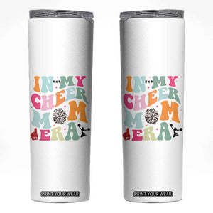 In My Cheer Mom Era Skinny Tumbler Cheerleading Gift TS12 White Print Your Wear