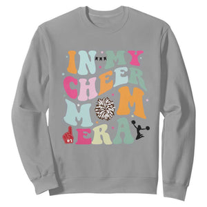 In My Cheer Mom Era Sweatshirt Cheerleading Gift TS12 Sport Gray Print Your Wear