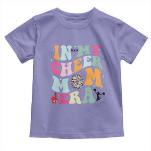 In My Cheer Mom Era Toddler T Shirt Cheerleading Gift TS12 Violet Print Your Wear