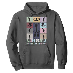 In My Cheer Mom Era Hoodie Cheerleader Squad Fan Gift TS12 Dark Heather Print Your Wear