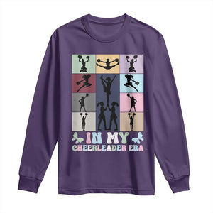 In My Cheer Mom Era Long Sleeve Shirt Cheerleader Squad Fan Gift TS12 Purple Print Your Wear