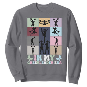 In My Cheer Mom Era Sweatshirt Cheerleader Squad Fan Gift TS12 Charcoal Print Your Wear