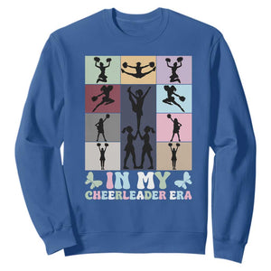 In My Cheer Mom Era Sweatshirt Cheerleader Squad Fan Gift TS12 Royal Blue Print Your Wear