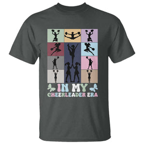In My Cheer Mom Era T Shirt Cheerleader Squad Fan Gift TS12 Dark Heather Print Your Wear