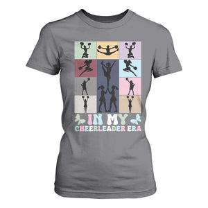 In My Cheer Mom Era T Shirt For Women Cheerleader Squad Fan Gift TS12 Charcoal Print Your Wear
