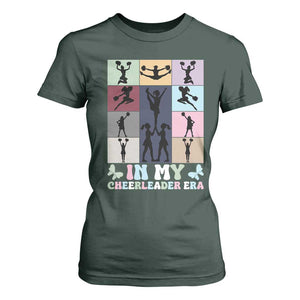 In My Cheer Mom Era T Shirt For Women Cheerleader Squad Fan Gift TS12 Dark Forest Green Print Your Wear