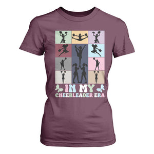 In My Cheer Mom Era T Shirt For Women Cheerleader Squad Fan Gift TS12 Maroon Print Your Wear