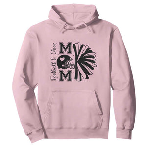 Proud Football And Cheer Mom Quote Hoodie Gift For Sports Season TS12 Light Pink Print Your Wear