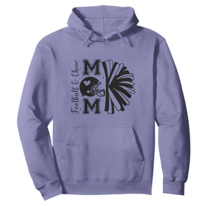 Proud Football And Cheer Mom Quote Hoodie Gift For Sports Season TS12 Violet Print Your Wear