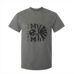Proud Football And Cheer Mom Quote T Shirt For Kid Gift For Sports Season TS12 Military Green Print Your Wear
