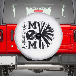 Proud Football And Cheer Mom Quote Spare Tire Cover Gift For Sports Season TS12 White Print Your Wear